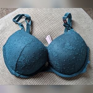 Victoria's Secret deepGreen push up bra 32DD